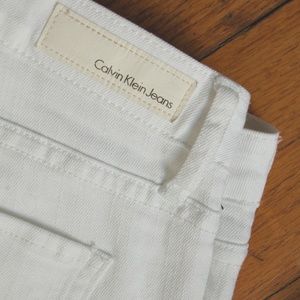 Clavin Klein White Ultimate Skinny Jeans